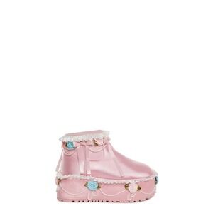 $130 NWT Dolls Kill Sugar Thrillz Elsa Cake Bootie Pink Platform Boots Women's 9